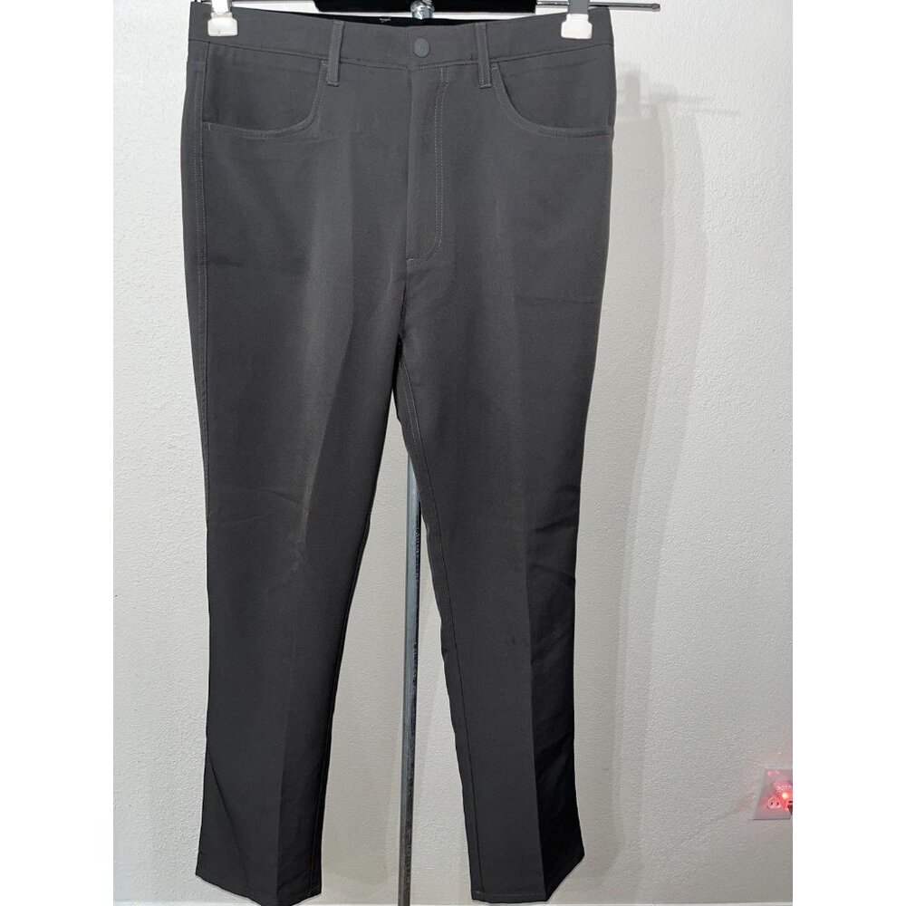 Roundtree Yorke Mens Pants Performance Flat Gray Size Men 34X34 Stretch